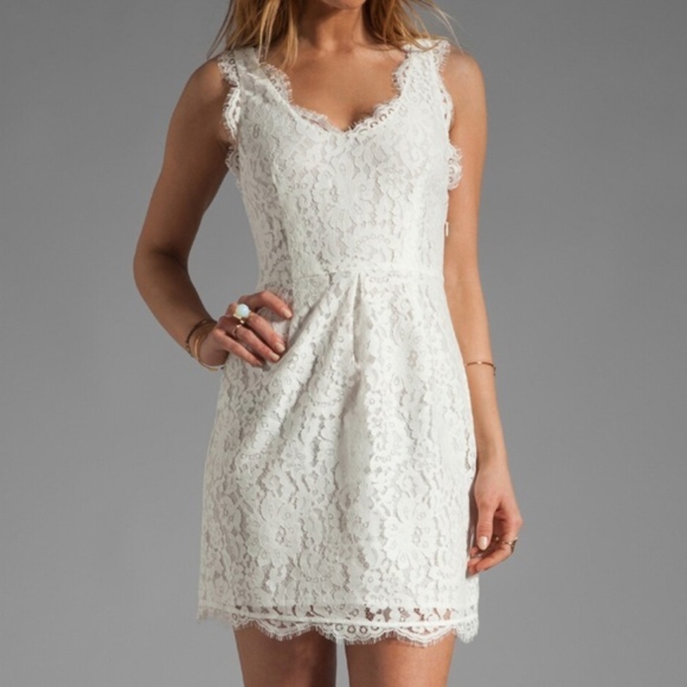 Final! Joie Rori White lace dress XS